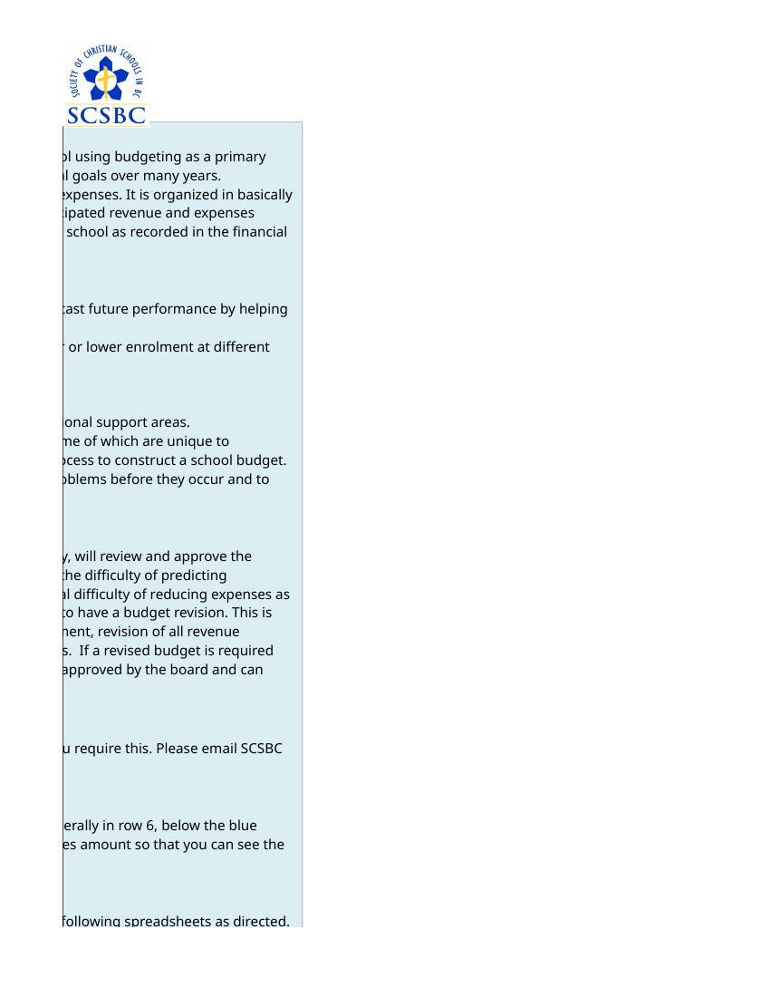 SCSBC BUDGET MASTER Dec 17 2012 Ver7
